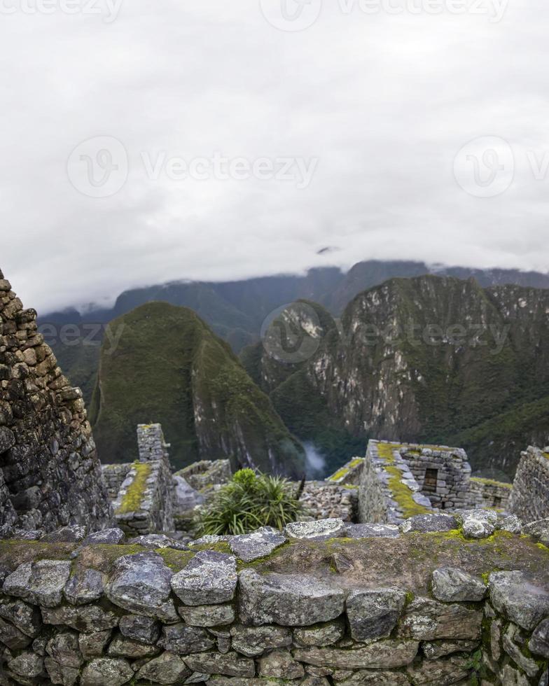 machu picchu ruiner i peru foto