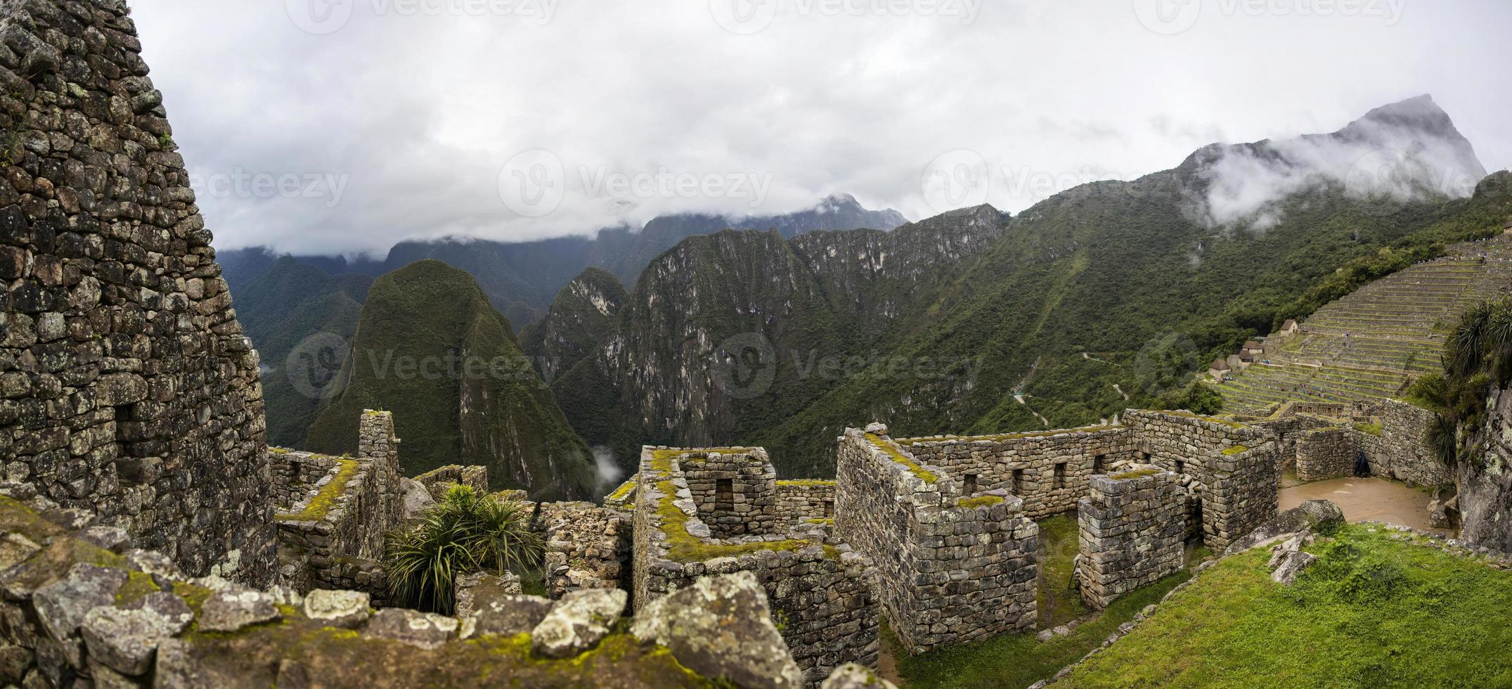 machu picchu ruiner i peru foto