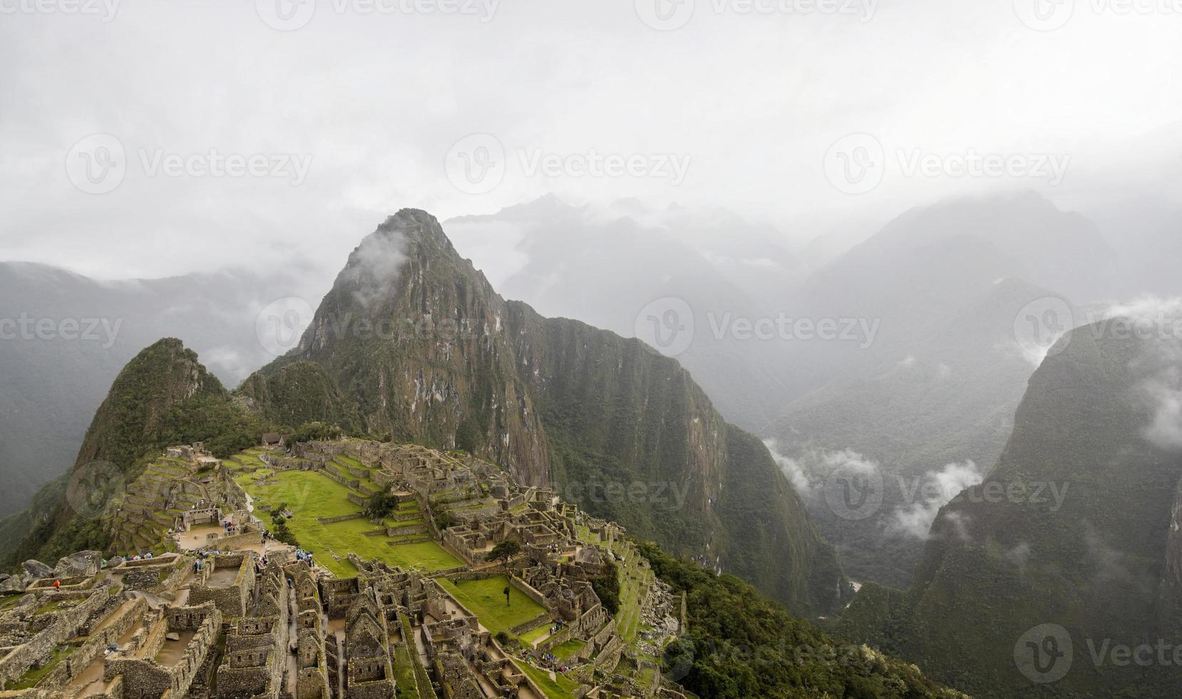 machu picchu ruiner i peru foto