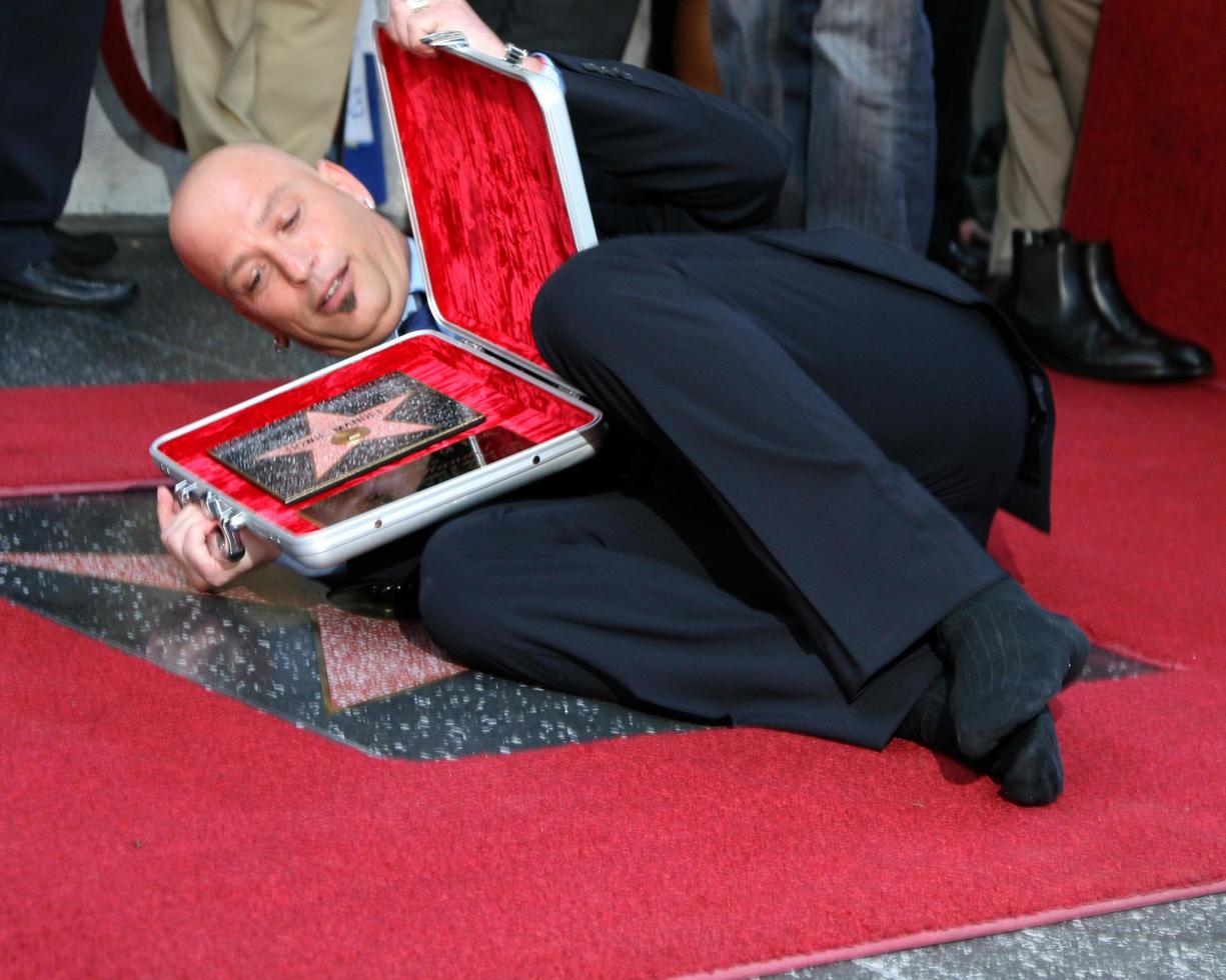 howie mandel på de hollywood promenad av berömmelse ceremoni för howie mandel los angeles ca i september 4 20082008 foto