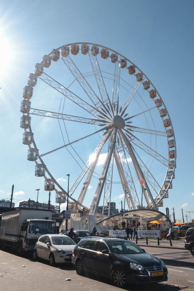 pariserhjul i Bryssel, Belgien foto