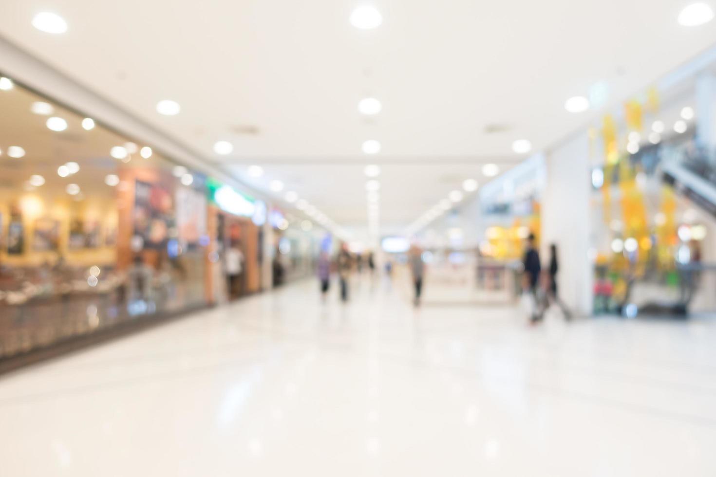 abstrakt defocused shopping mall interiör foto