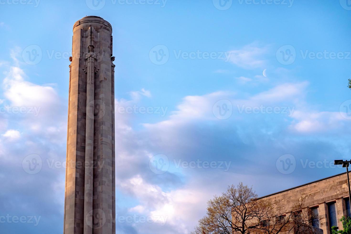 gata scener i kansas stad downtwn foto