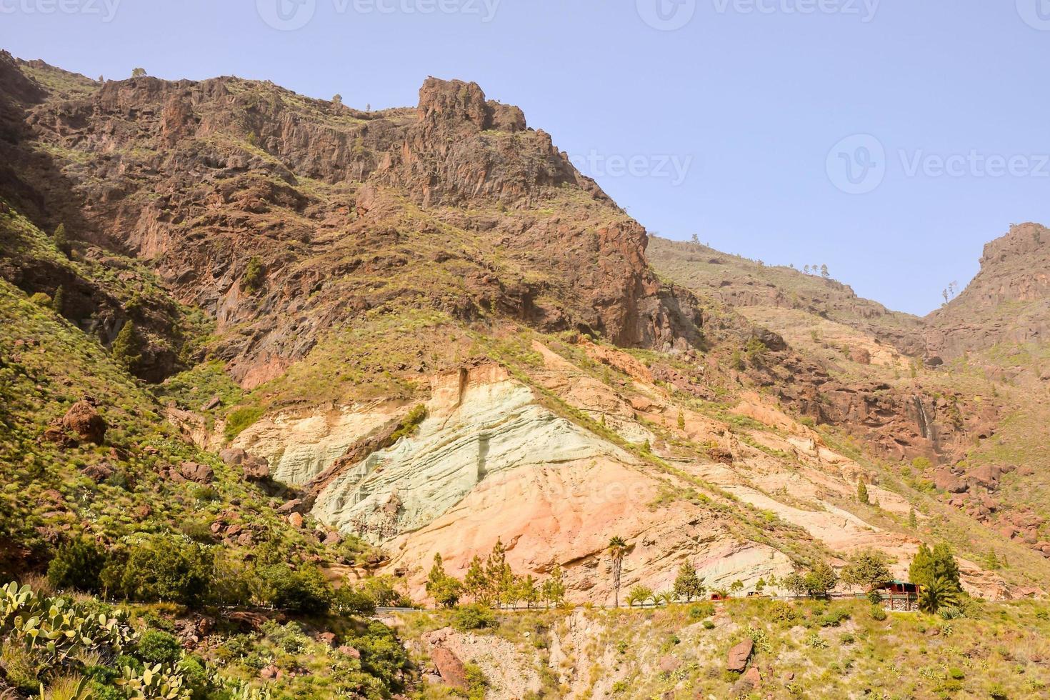 natursköna bergslandskap foto