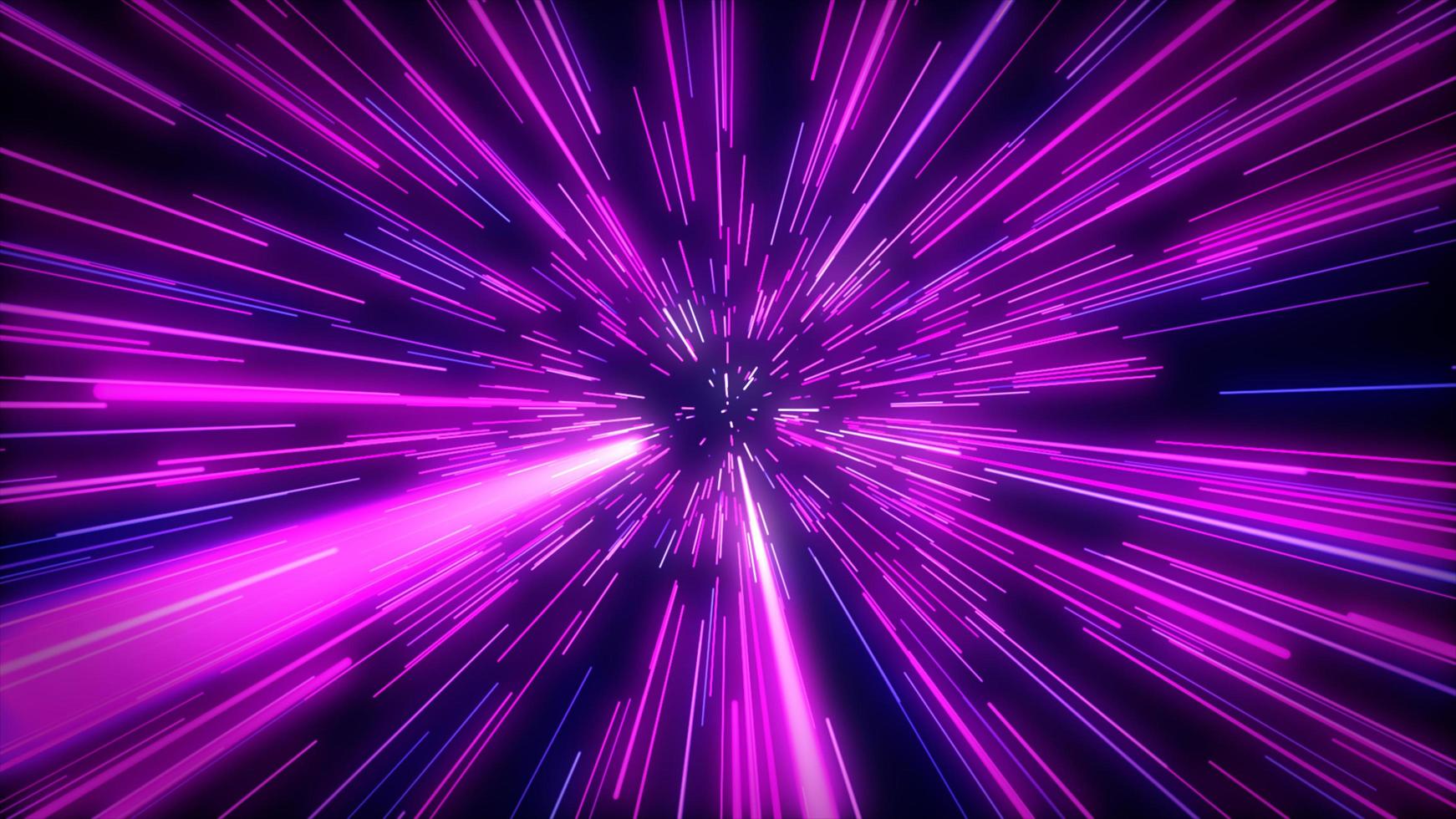 neon lila hyperspace hoppa slinga bakgrund foto