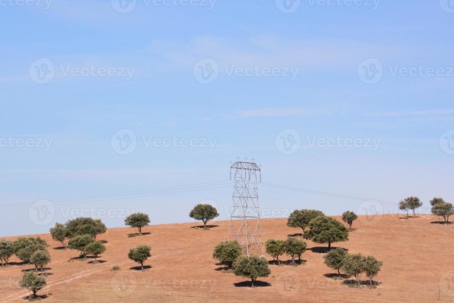 naturskön lantlig landskap foto