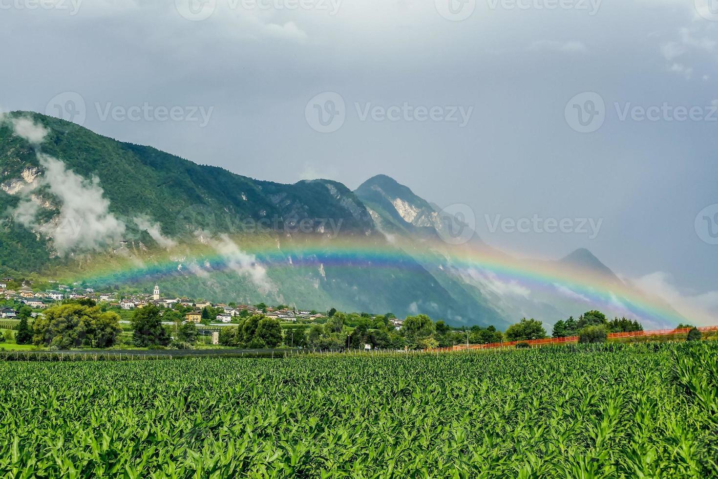 natursköna bergslandskap foto