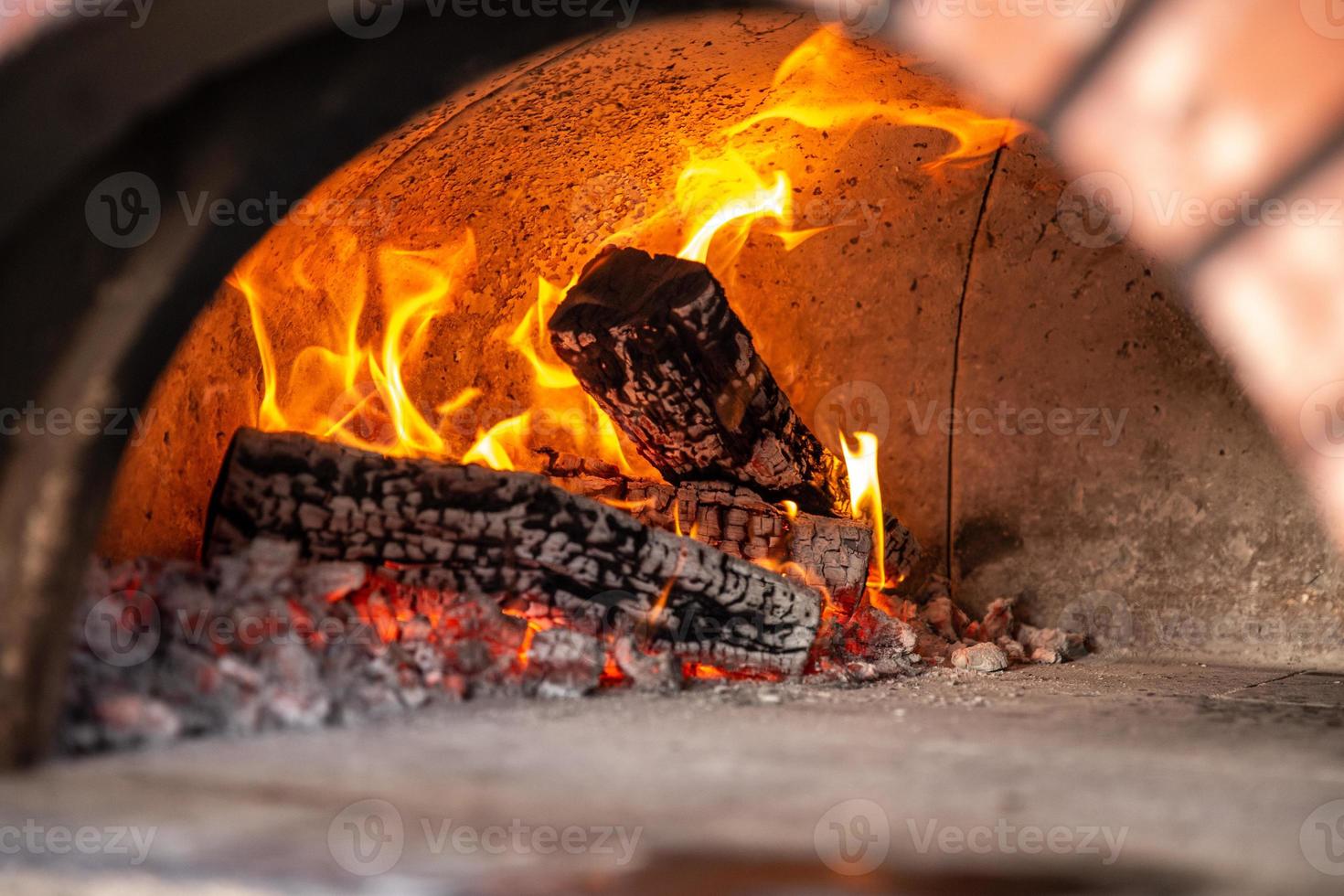 tegel ugn pizza spis foto