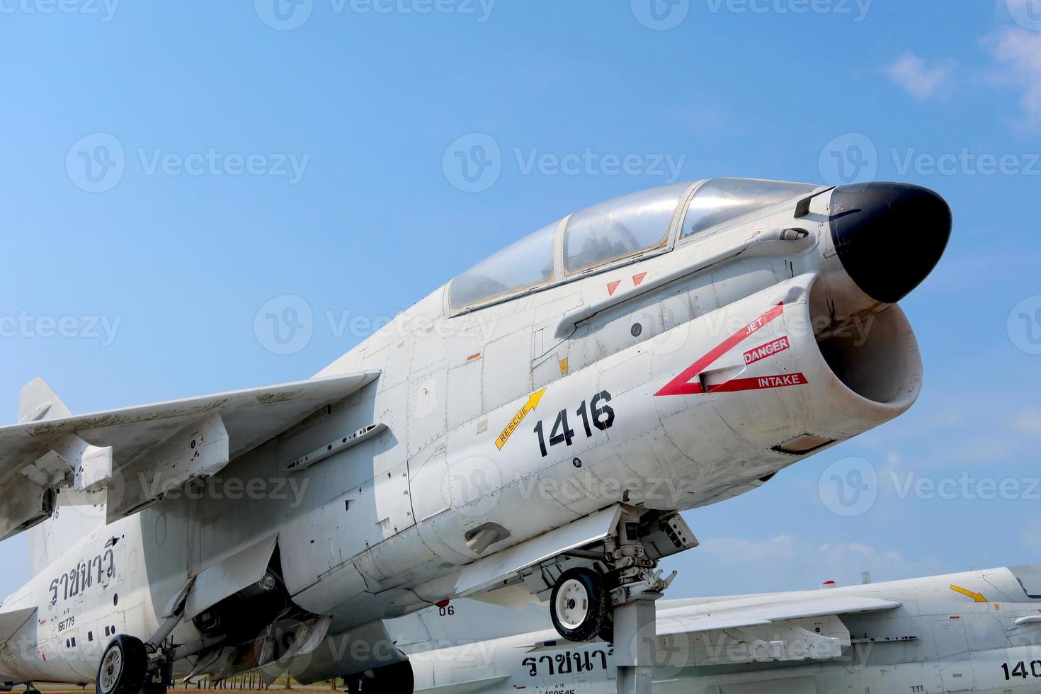 sattahip, chonburi, thailand, juli 6, 2020 , kunglig thai Marin flygplan ta-7c corsair ii foto