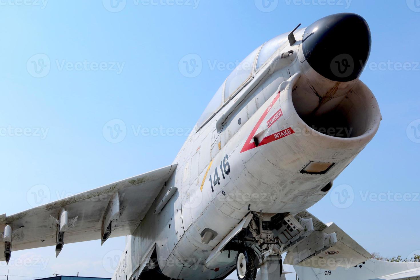 sattahip, chonburi, thailand, juli 6, 2020 , kunglig thai Marin flygplan ta-7c corsair ii foto