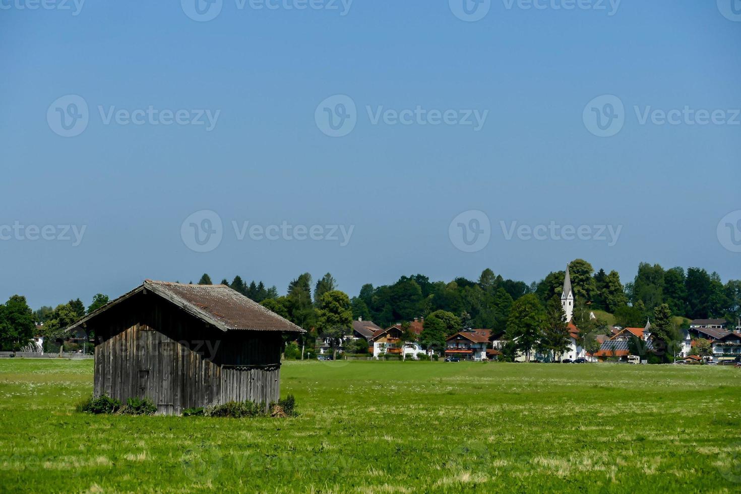 naturskön lantlig landskap foto