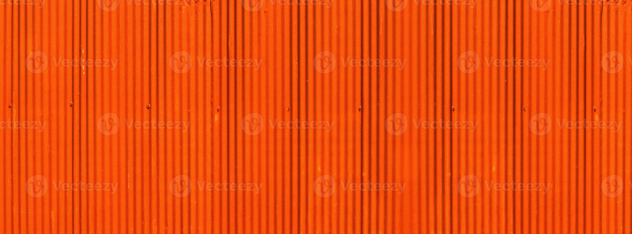 färgglada orange zink textur banner bakgrund foto