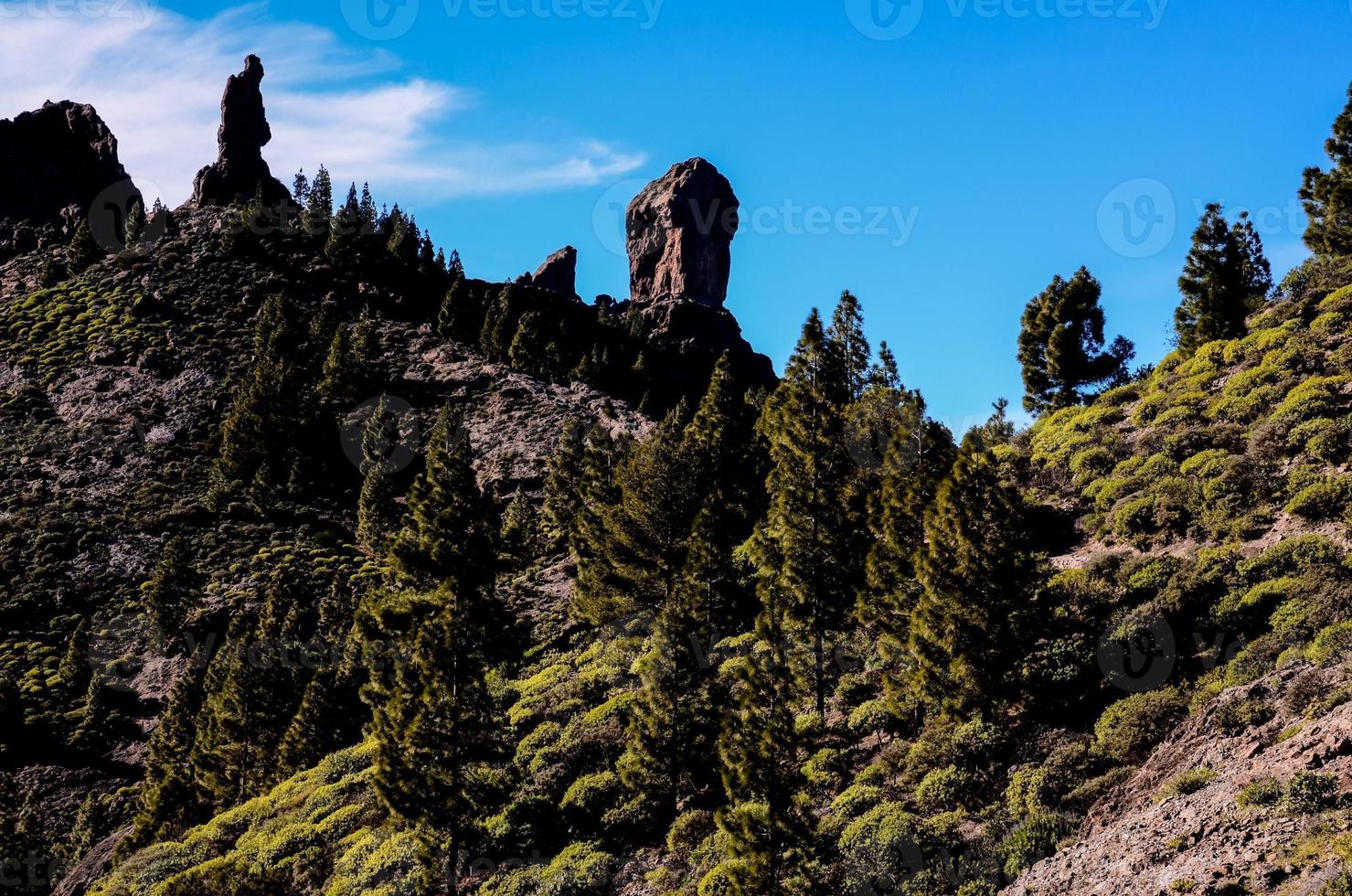 natursköna bergslandskap foto