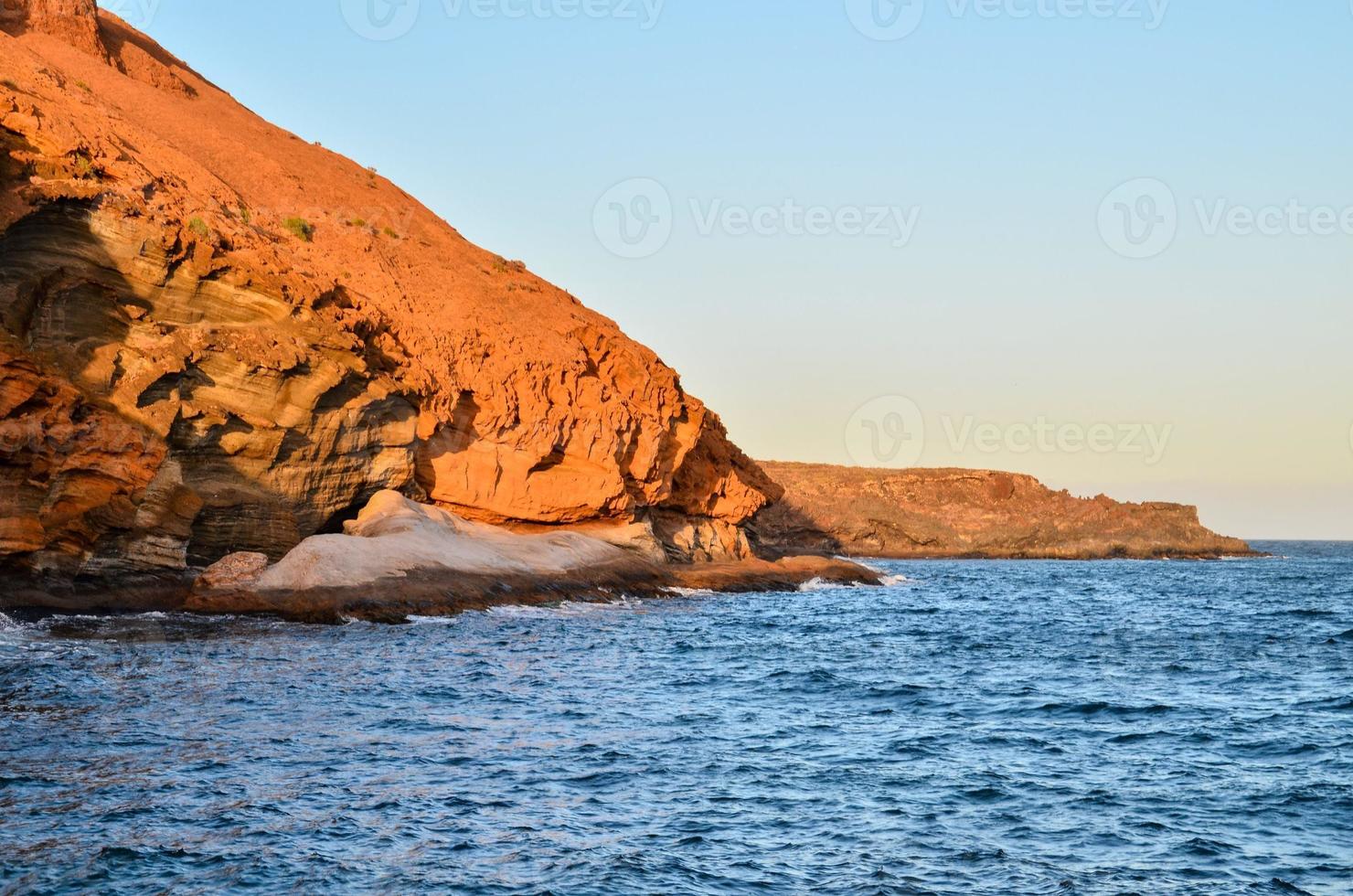 naturskön kust se foto