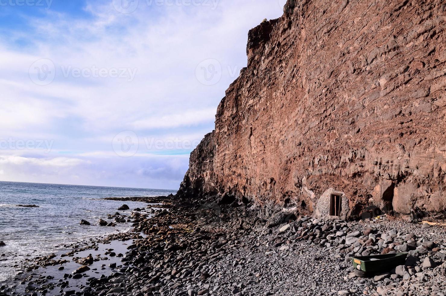 naturskön kust se foto