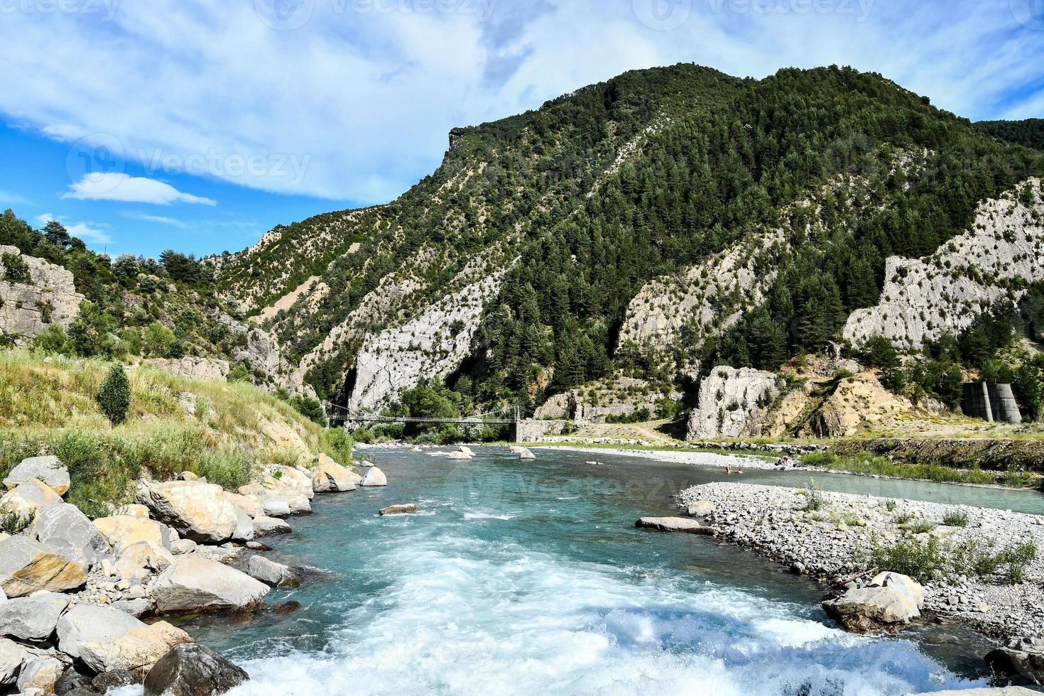 natursköna bergslandskap foto