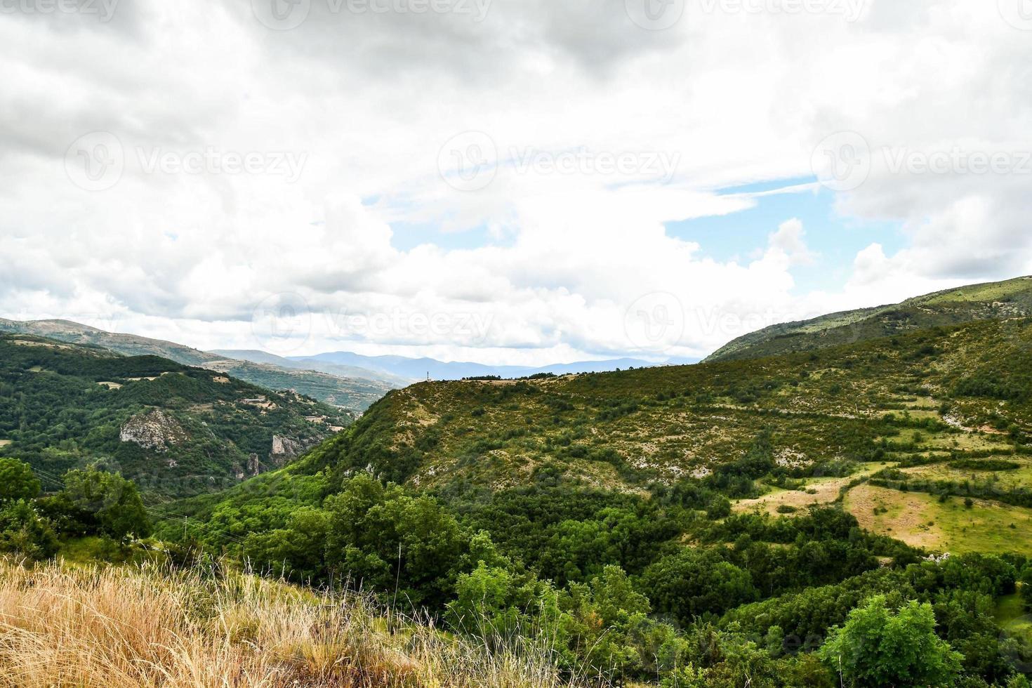 natursköna bergslandskap foto