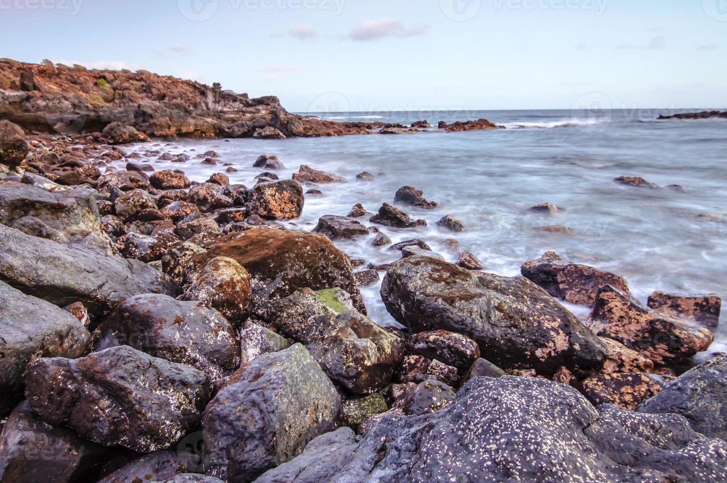 naturskön kust se foto