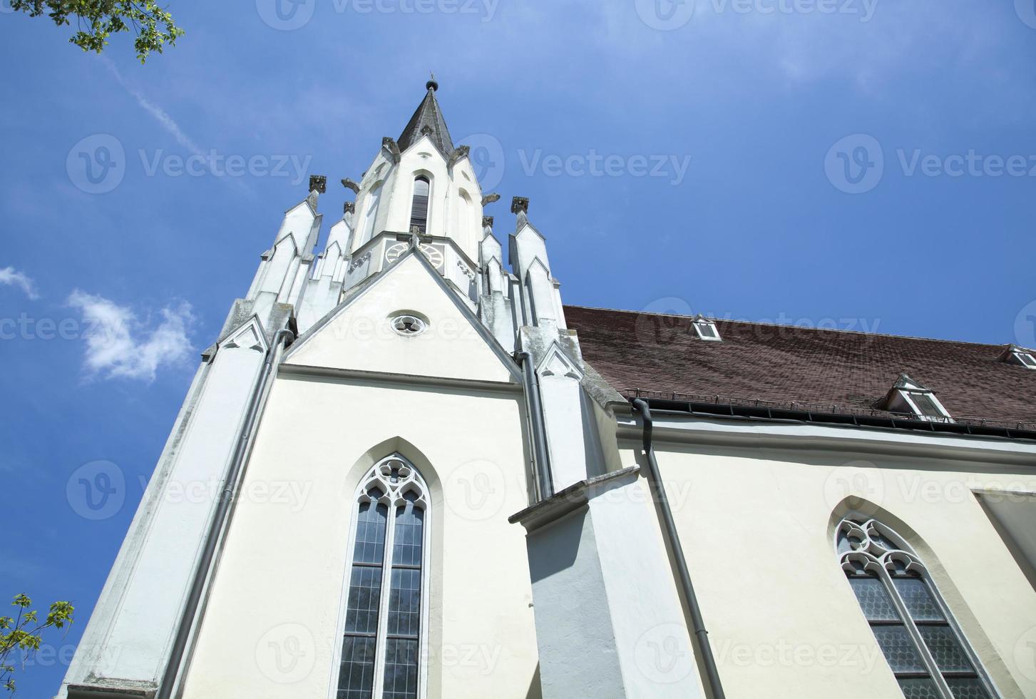 melk stad historisk katolik kyrka foto