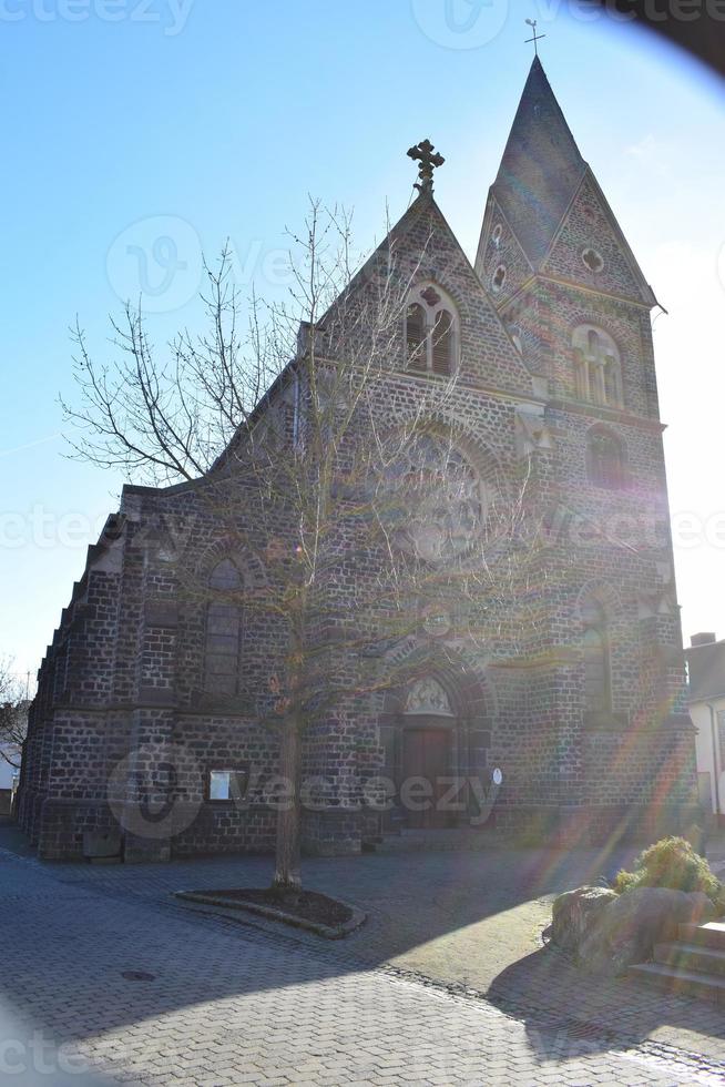 kyrka i by tor, eifel foto