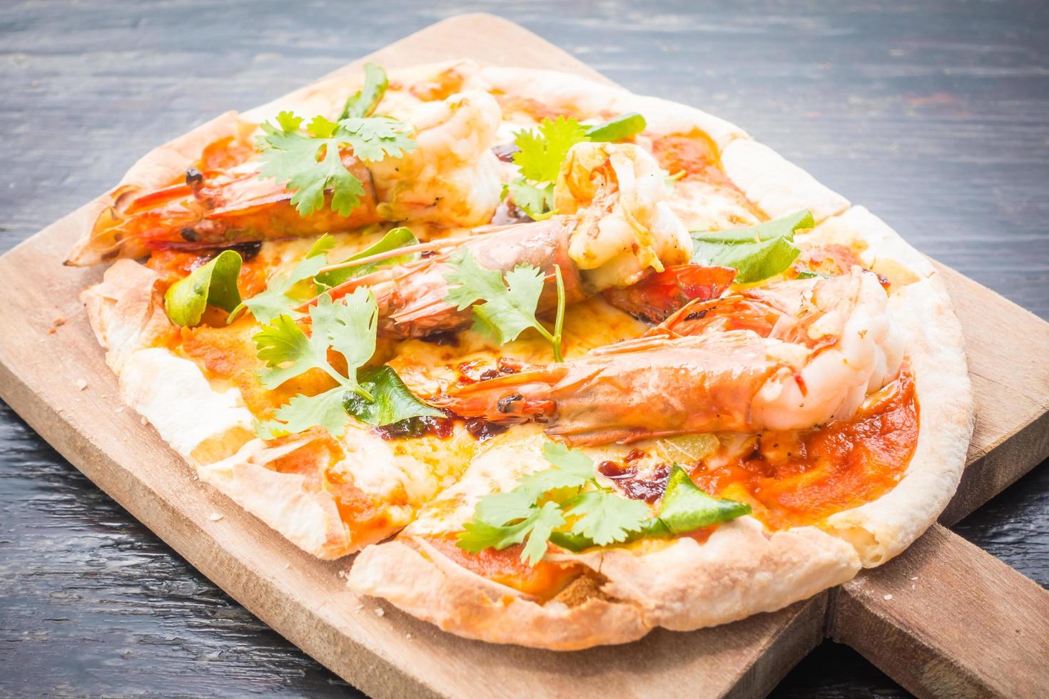 tom yum pizza foto