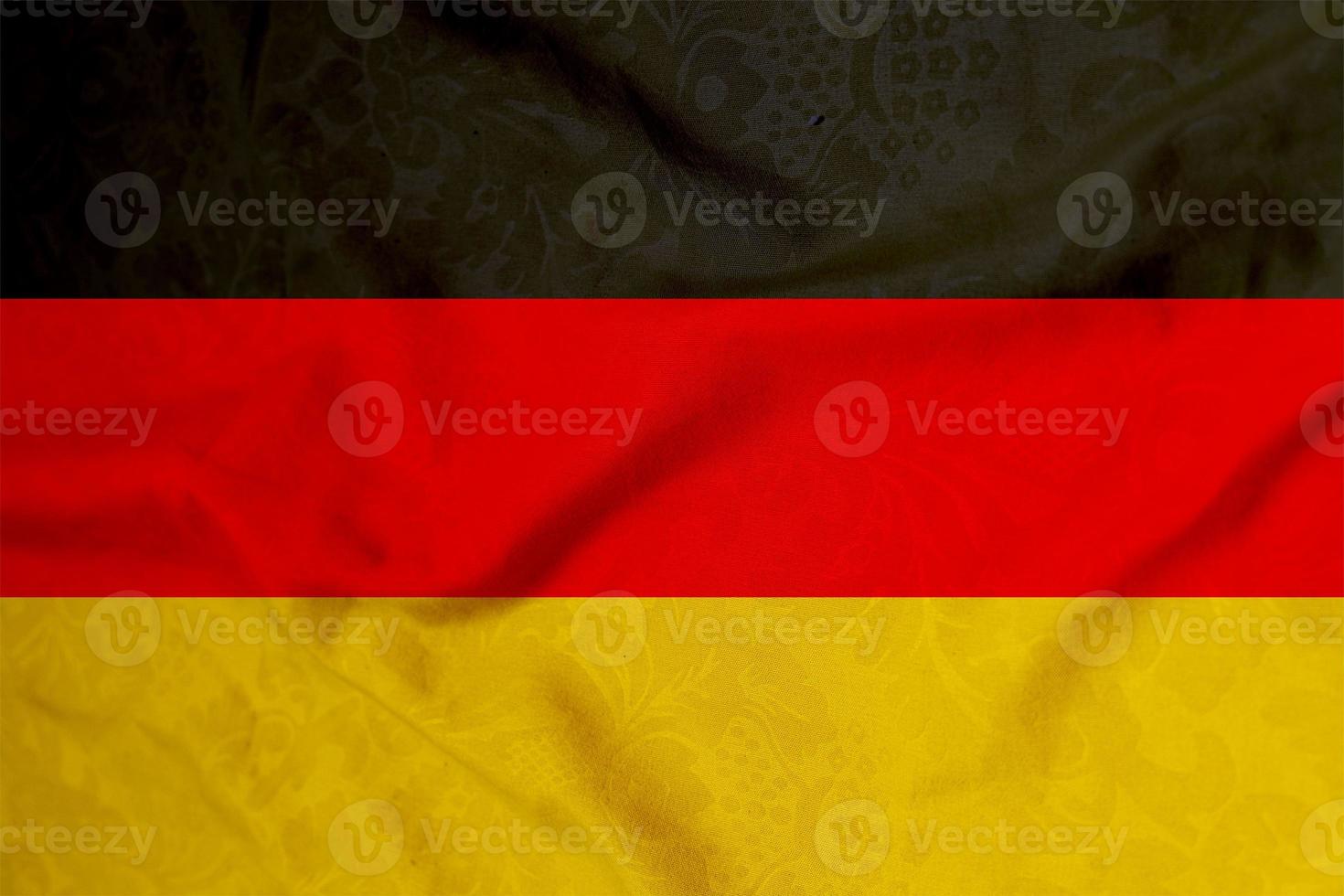 tyg med flagga av Tyskland foto