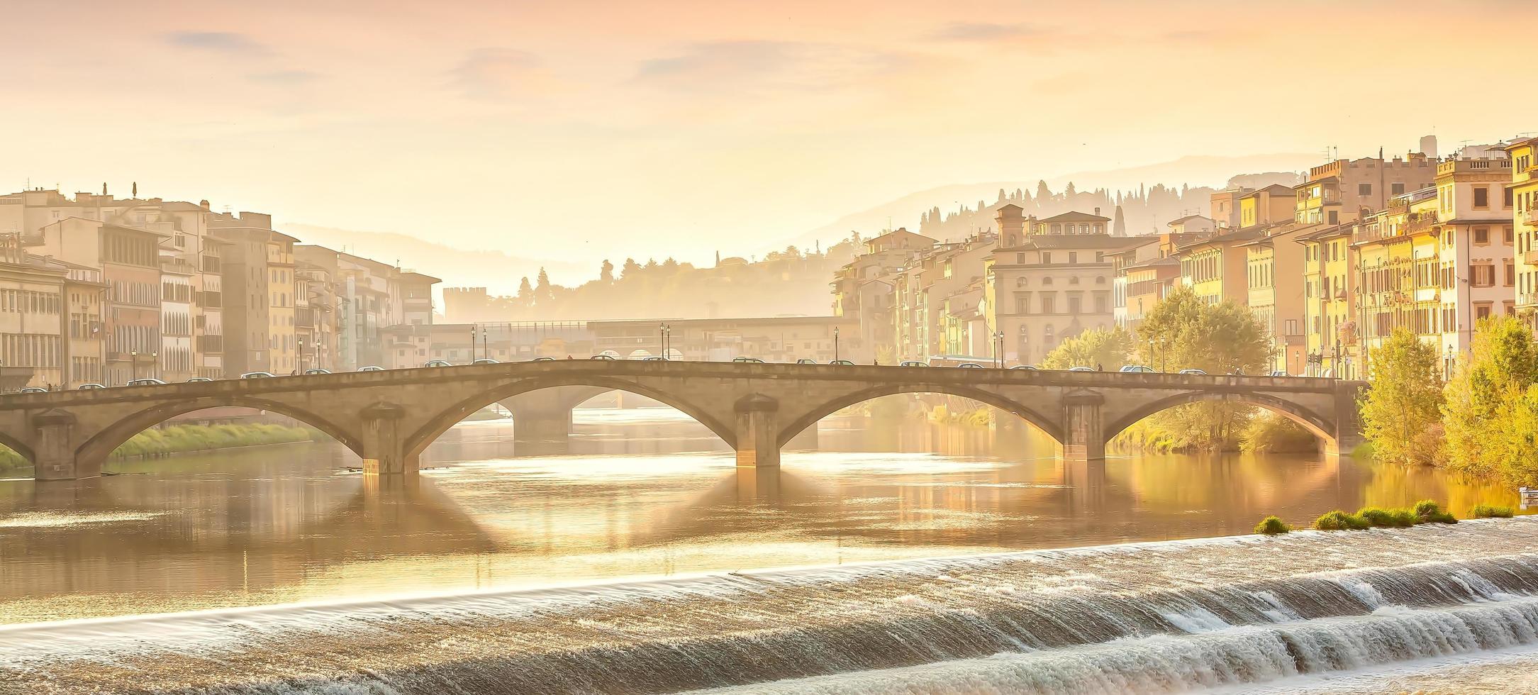 florence city downtown skyline stadsbilden i italien foto