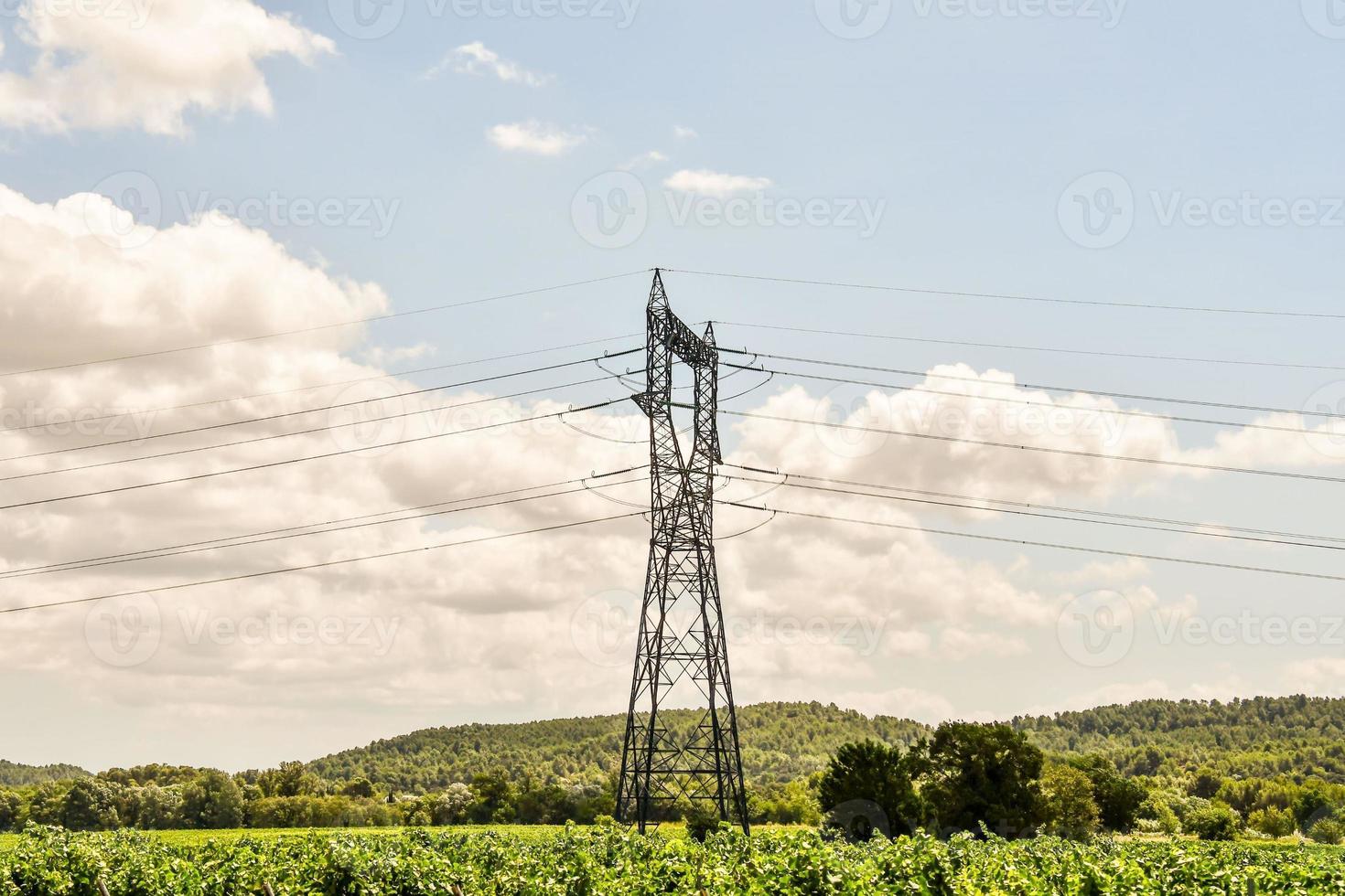 naturskön lantlig landskap foto