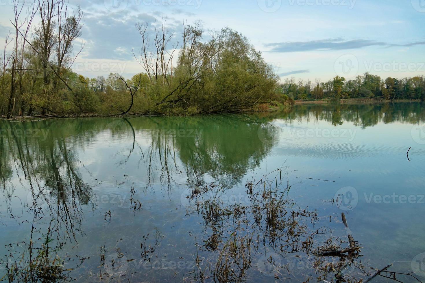 naturskön lantlig landskap foto