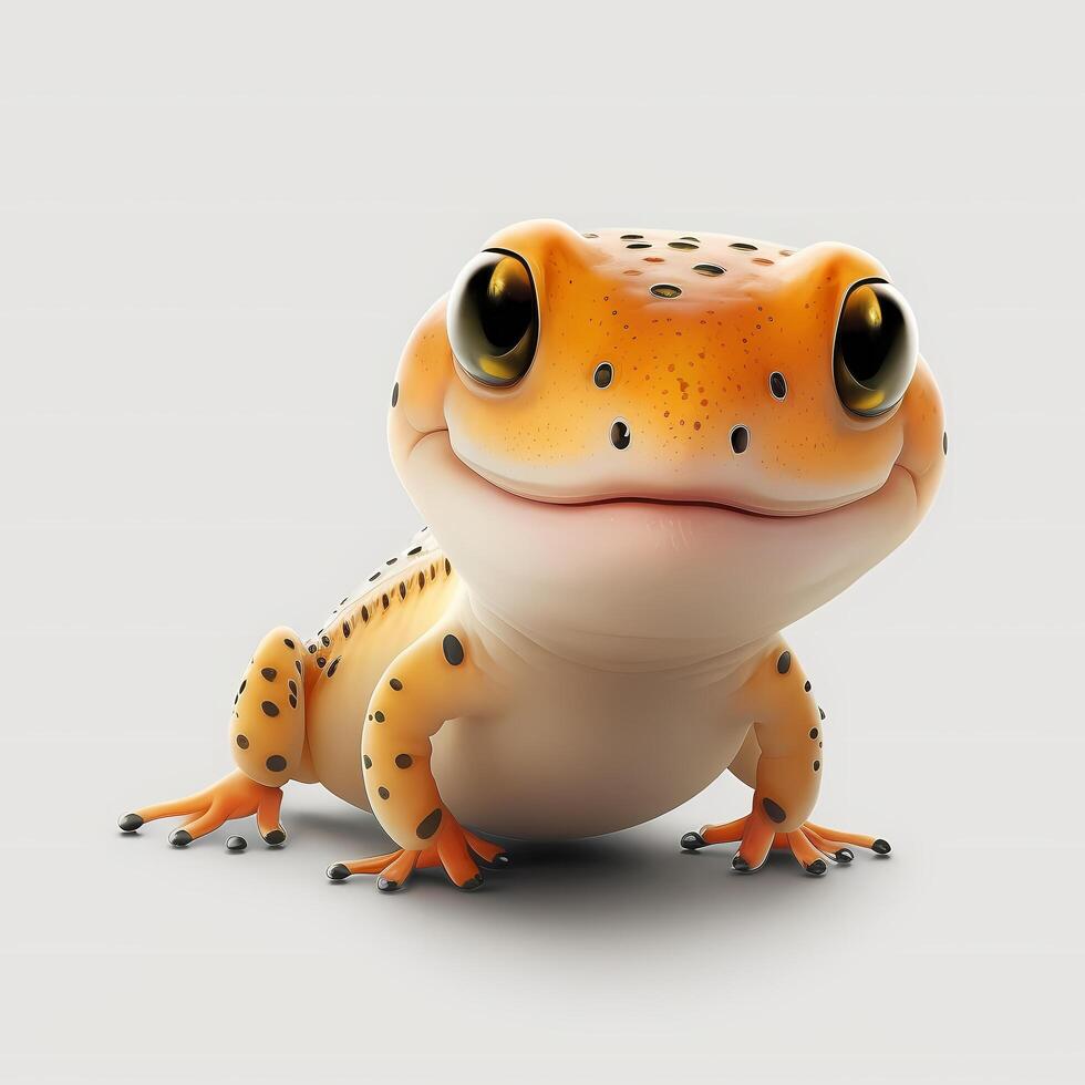 salamander djur- illustration ai genererad foto
