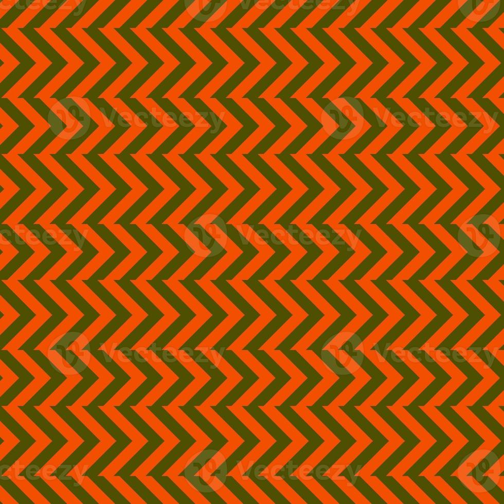 klassisk oliv grön och orange sparre sömlös mönster. sömlös zig zag mönster bakgrund. regelbunden textur bakgrund. lämplig för affisch, broschyr, folder, bakgrund, kort. foto