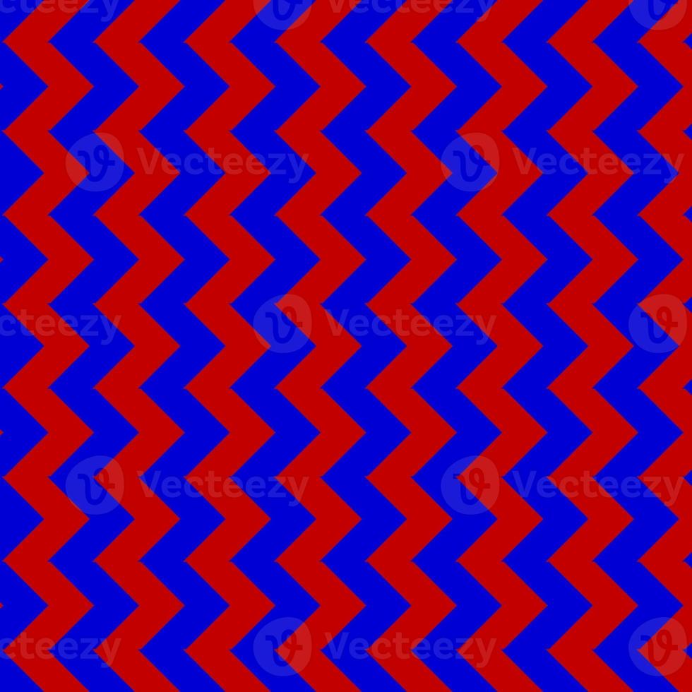 klassisk röd och blå sparre sömlös mönster. sömlös zig zag mönster bakgrund. regelbunden textur bakgrund. lämplig för affisch, broschyr, folder, bakgrund, kort, etc. foto