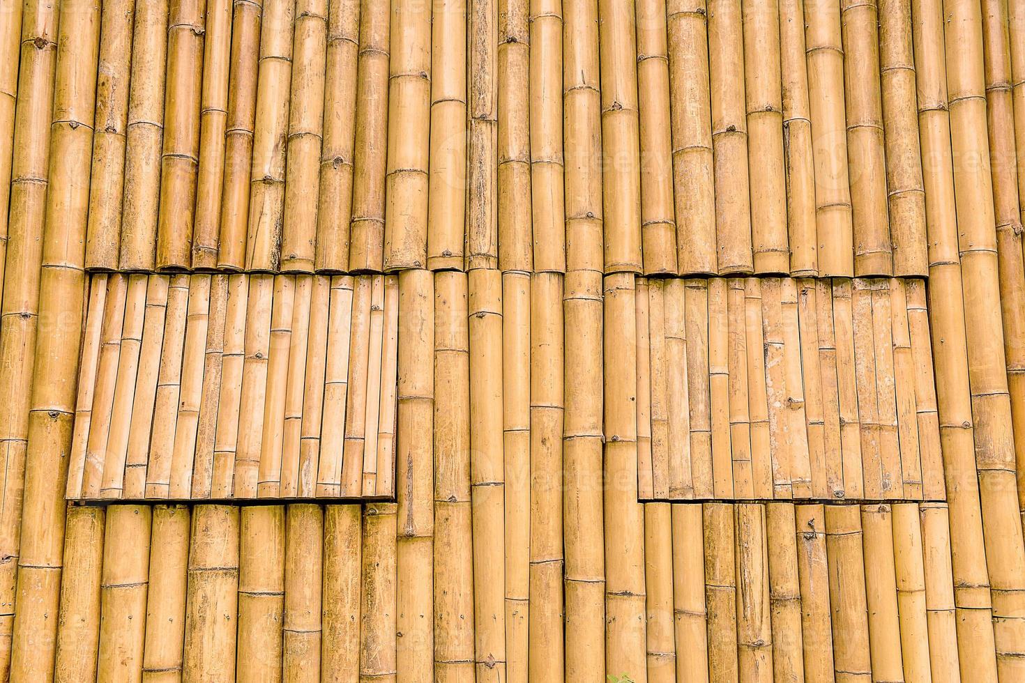 de textur av bambu och fönster foto