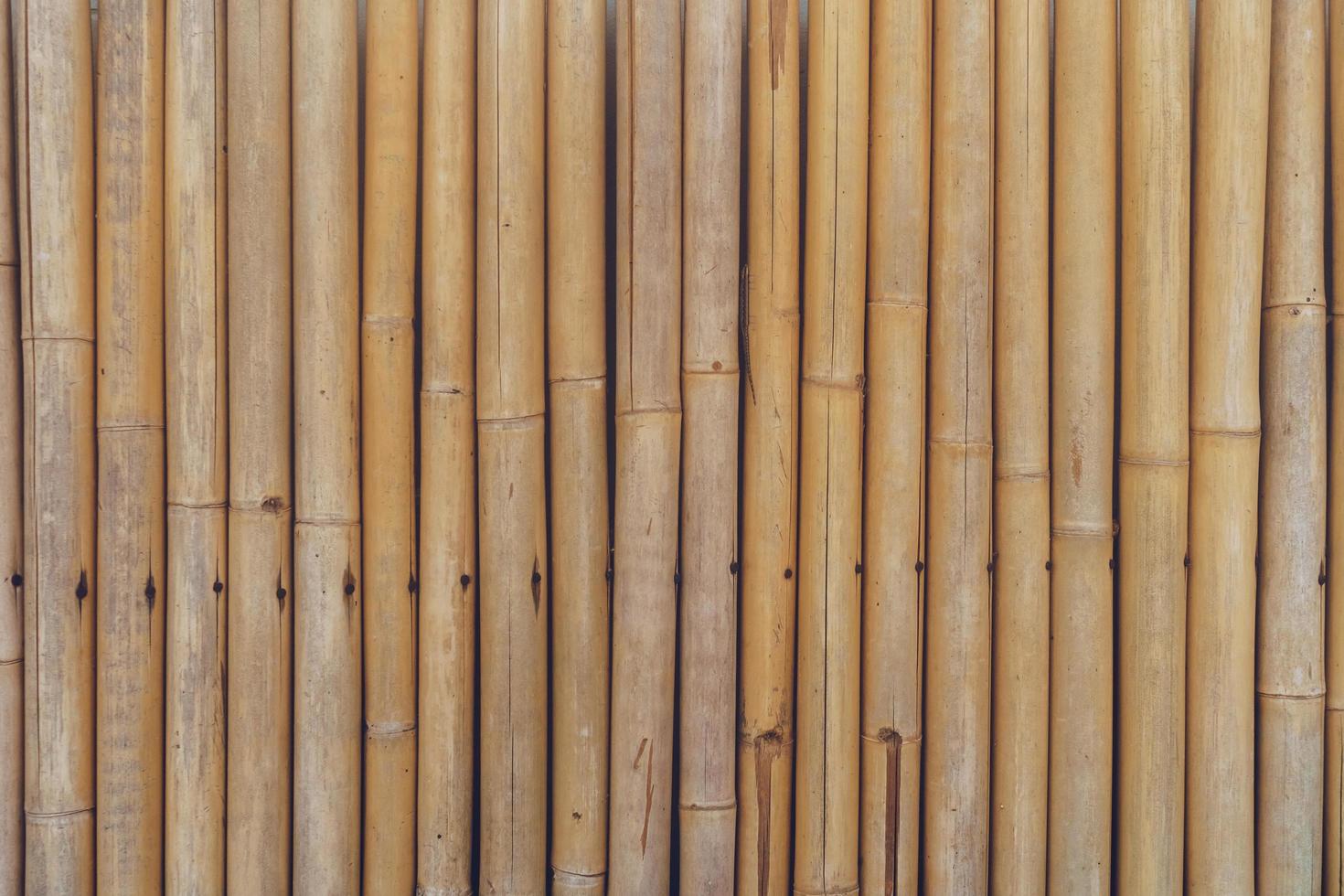 lång bambuvägg texturerad bakgrund foto