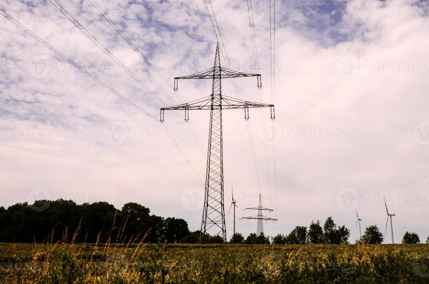 naturskön lantlig landskap foto