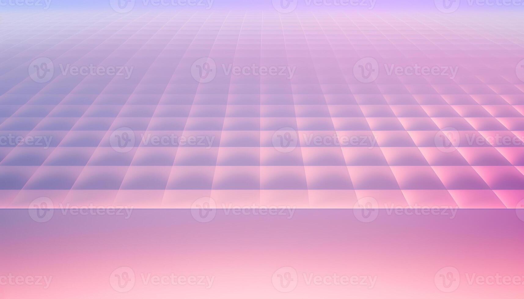 generativ ai, skön lutning scen landskap med ljus rosa Färg, horisontell tapet. abstrakt holografiska bakgrund foto