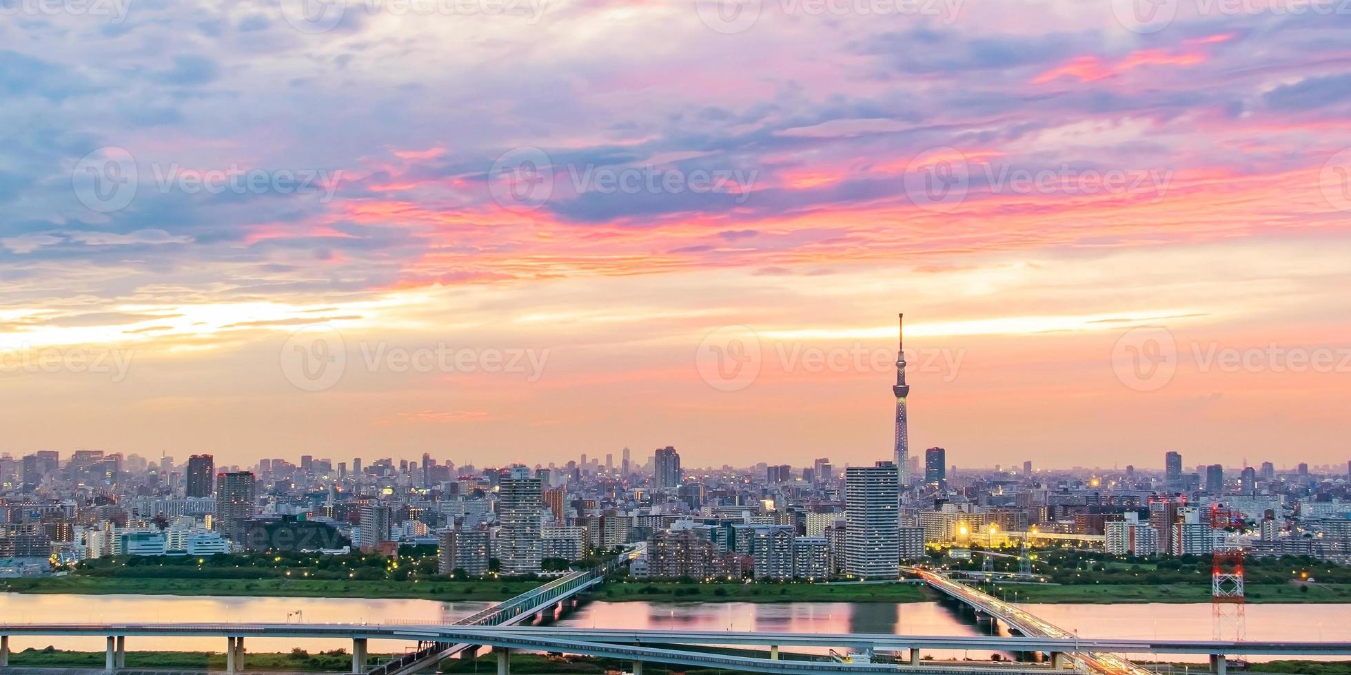 stadsbilden i tokyo foto