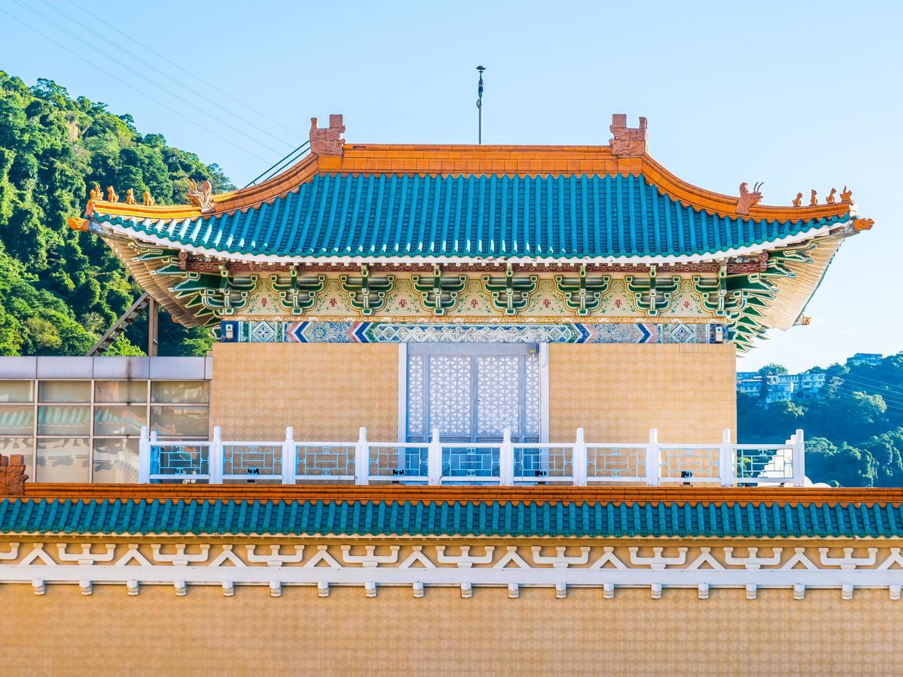 National Palace Museum i Taipei, Taiwan foto