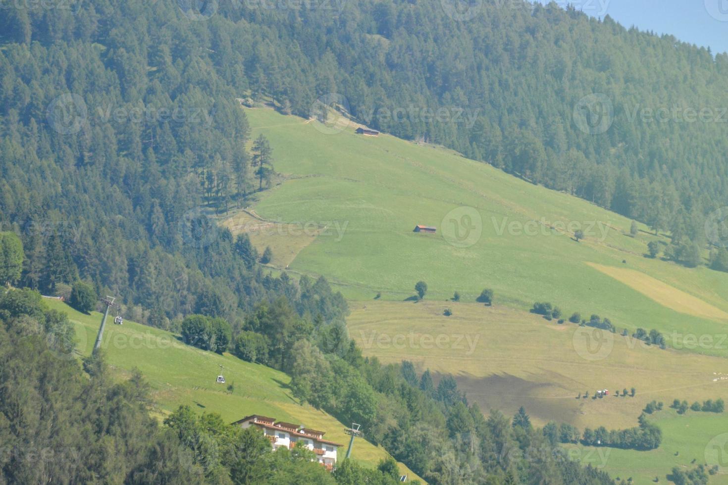 naturskön lantlig landskap foto