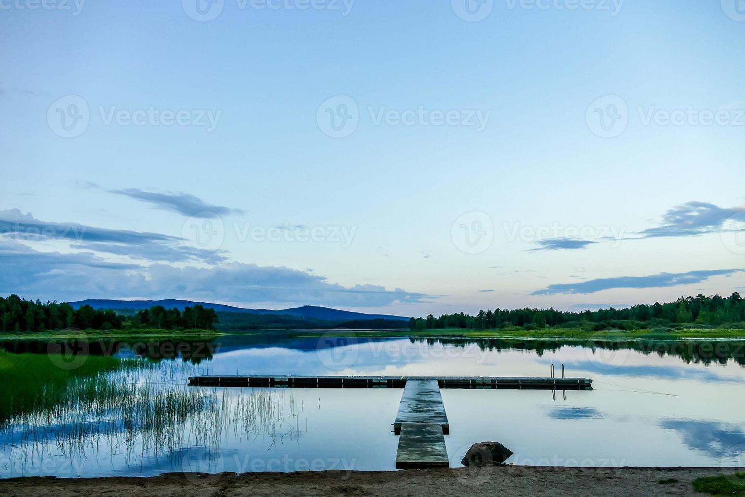 naturskön lantlig landskap foto