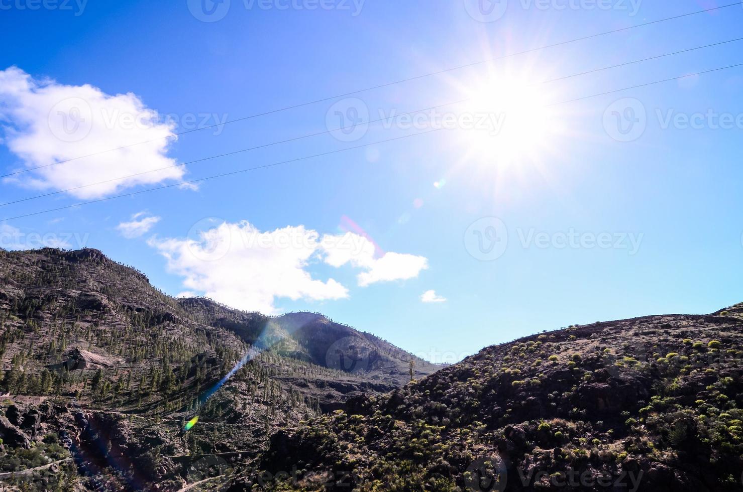 natursköna bergslandskap foto