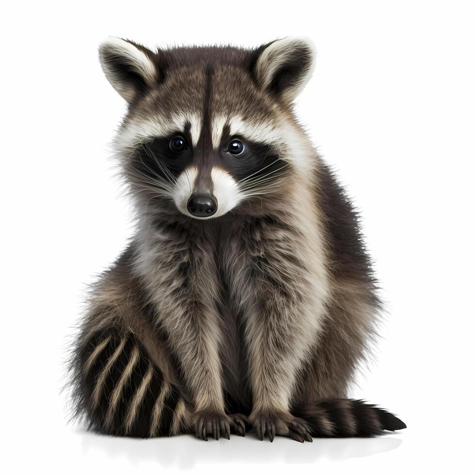 racoon illustration ai genererad foto