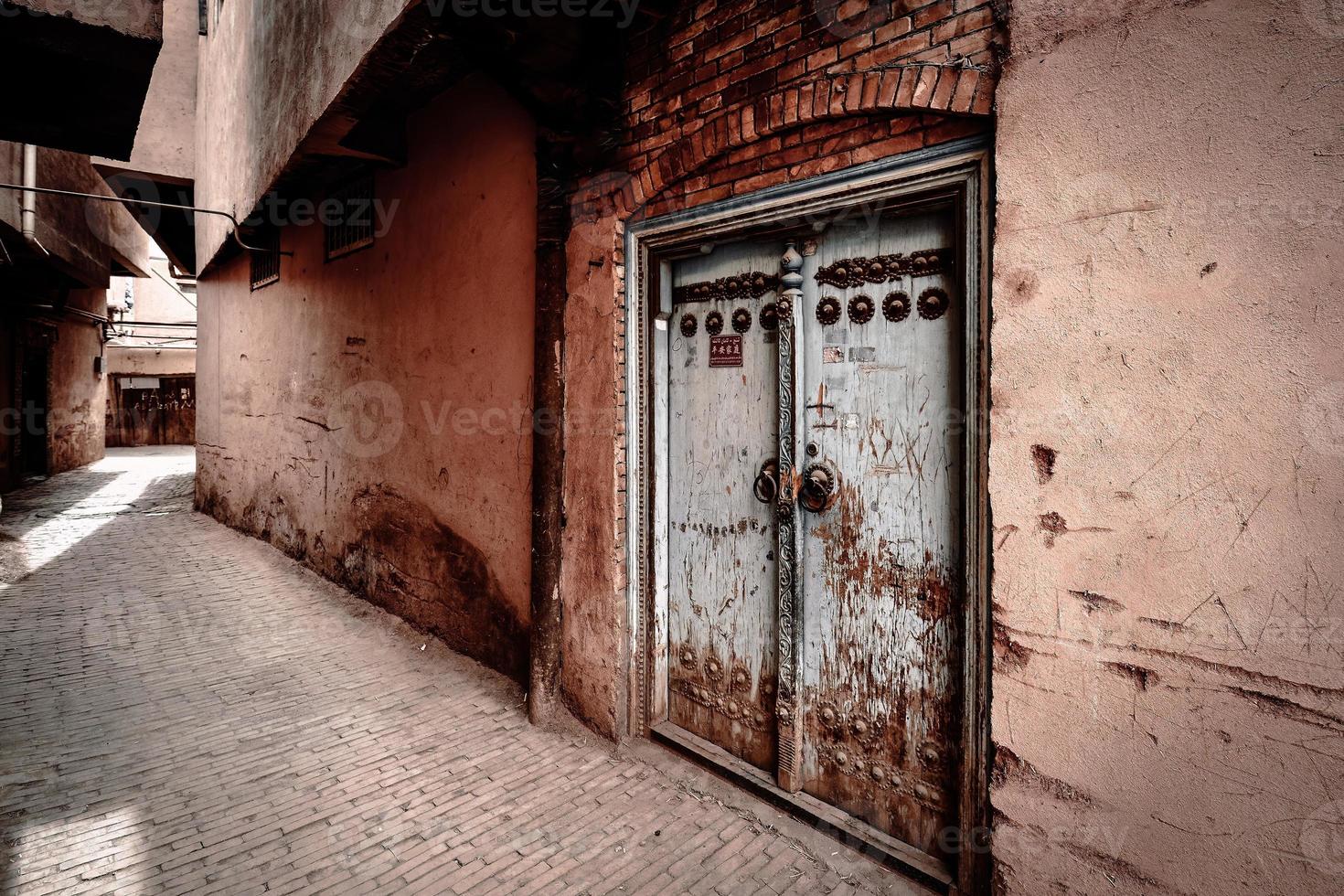 de århundraden gammal kashgar gammal stad är belägen i de Centrum av kashgar. foto