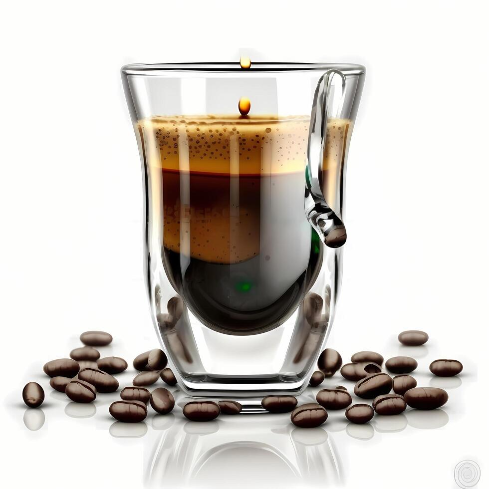 coffe stil illustration ai genererad foto