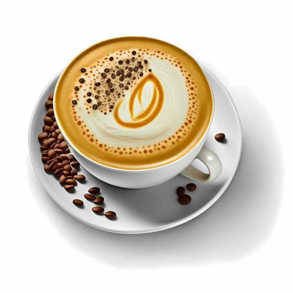 coffe illustration ai genererad foto