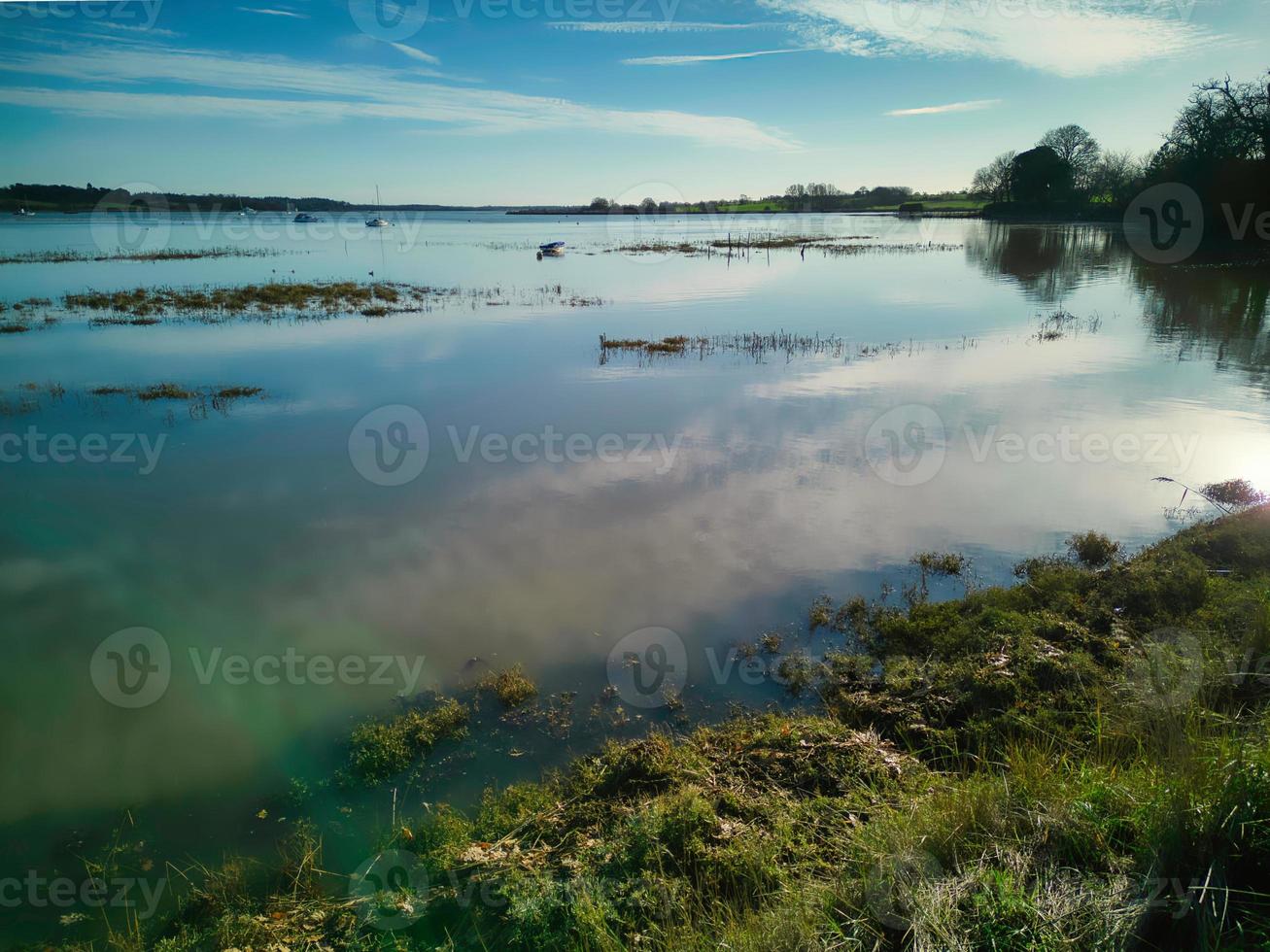 flod deben på vedbro i suffolk foto