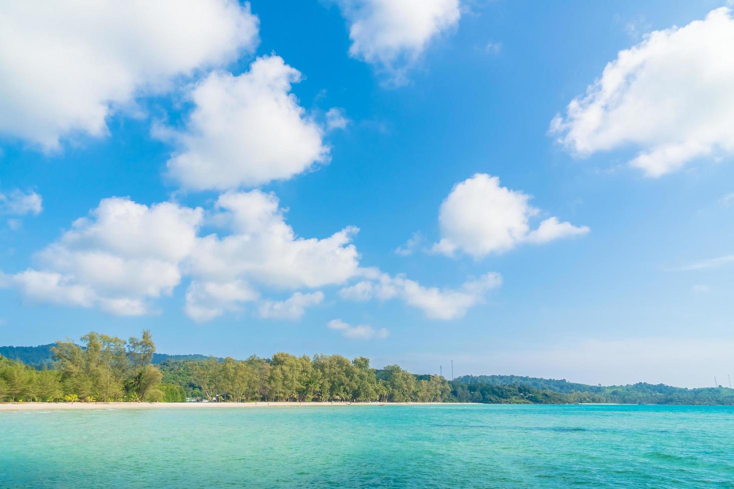 strand och hav i Thailand foto