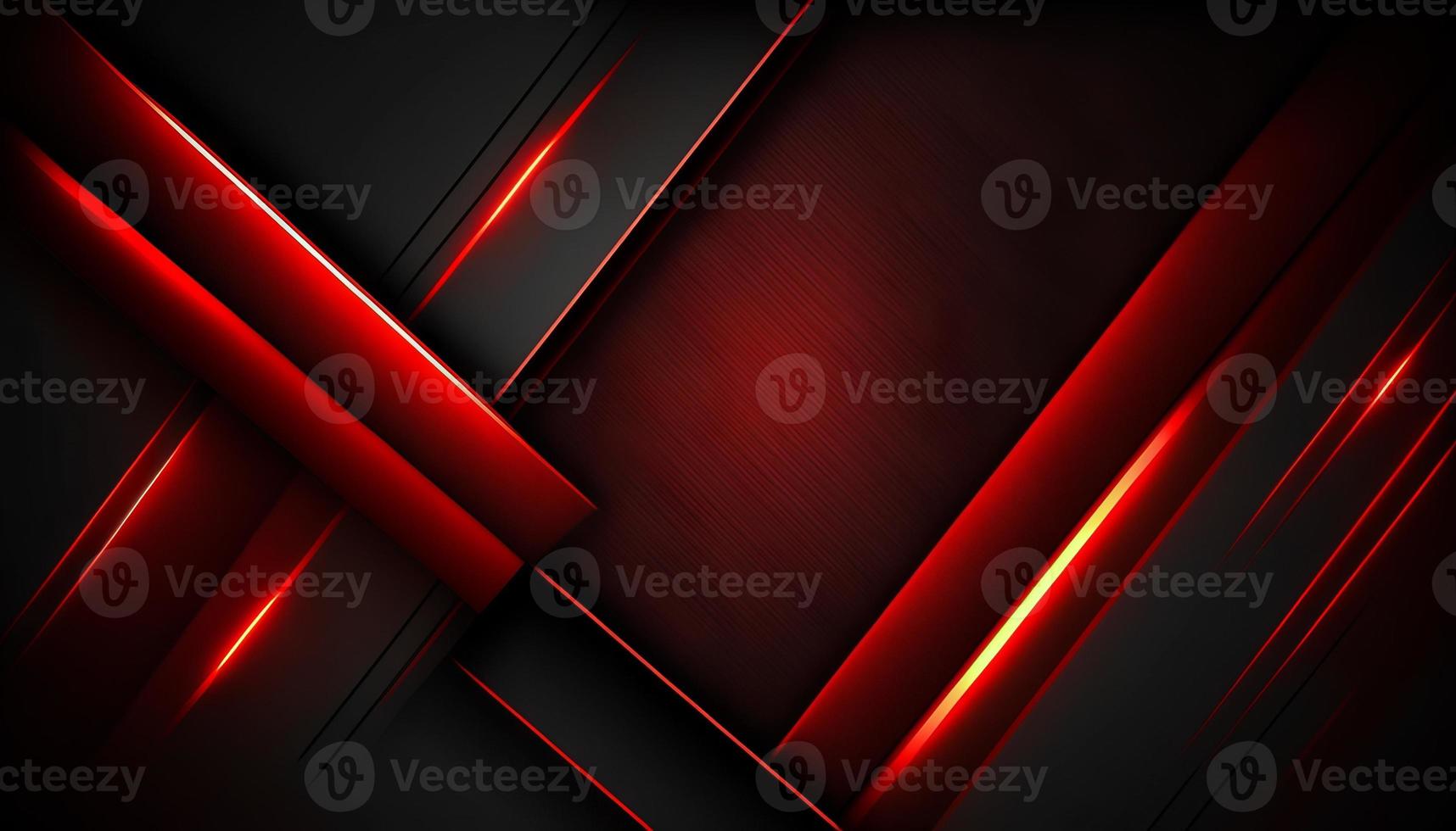 svart abstrakt diagonal överlappning skikten bakgrund med röd ljus dekoration foto