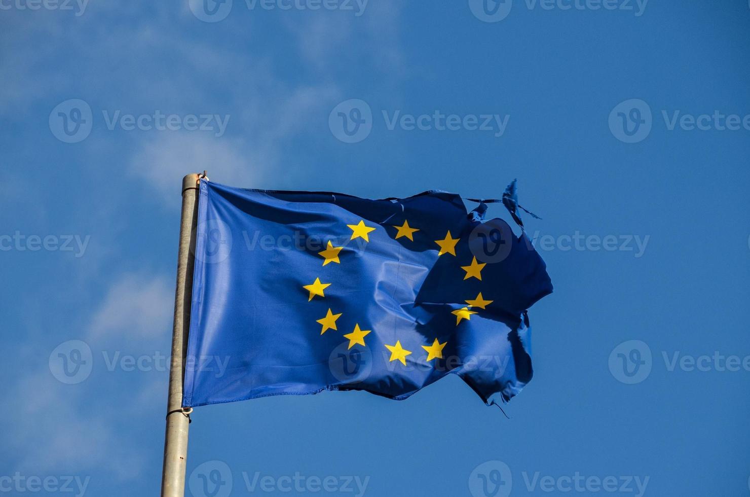 Europeiska unionens flagga foto