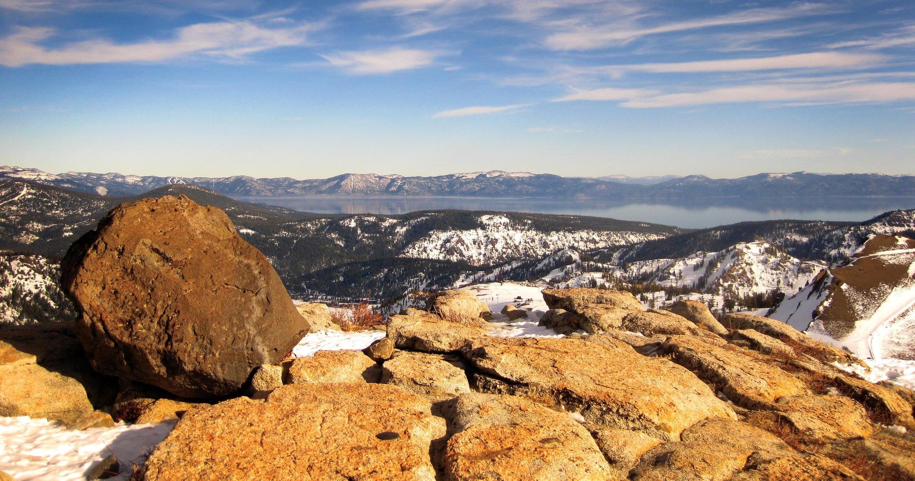 toppen av Squaw Valley foto